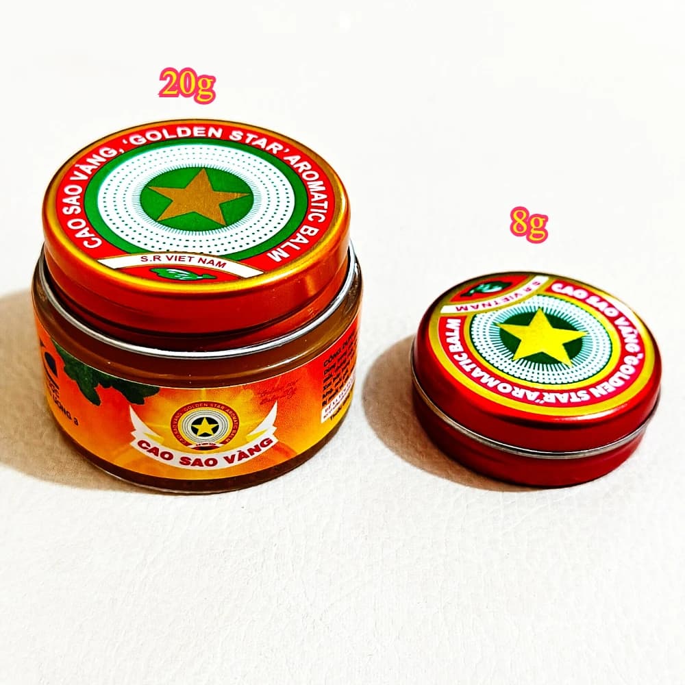 Big 8/20g Vietnam Golden Star Summer Cooling Oil Solid Balm Relax Essential Oil Anti Mosquito Fragrance Escape From Tarkov Game