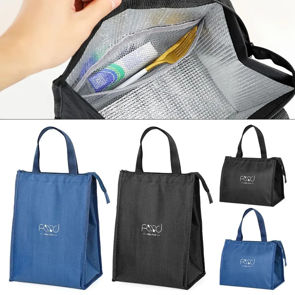 Waterproof Storage Bag Picnic Breakfast Organizer Cooler Lunch Bag Lunch Box Insulated Thermal Bag