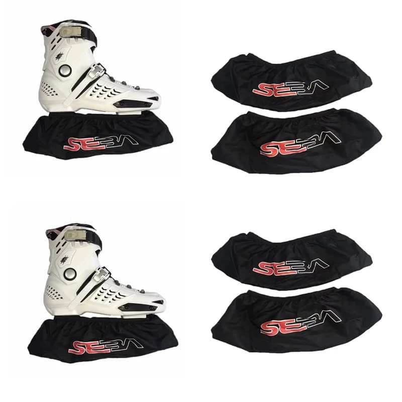 Universal Ice Skating Figure Skate Protective Cover Adjustable Prevent Puncture Dust Proof Ice Skating Blade Cover 1 Pair