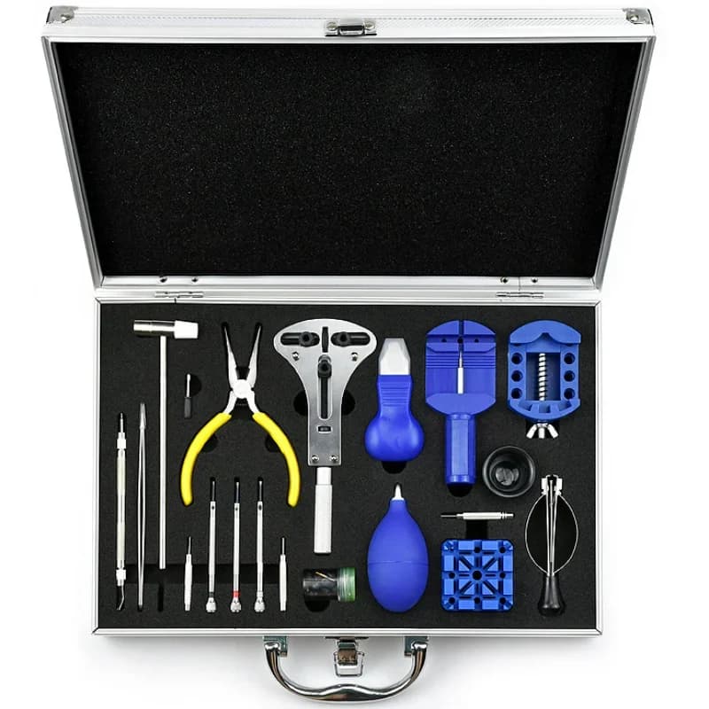 Watch Repair Tool Kit Watch Link Pin Remover Shell Opener Spring Bar Remover Clock Battery Replacement Strap Needle Set Accessor