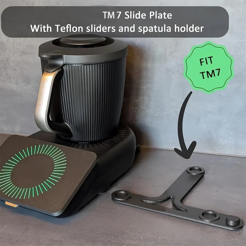 1pc Sliding Board with Gliders Secure Stand Protects Scale Function TM7 Accessories Base Bracket Protection of Work Surface Home