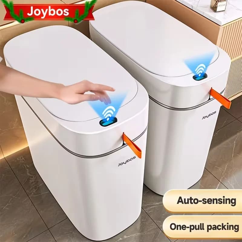 Automatic Smart Bagging Sensor Trash Can Waterproof Narrow Large-capacity Smart Garbage Bin House Bathroom Office For Home