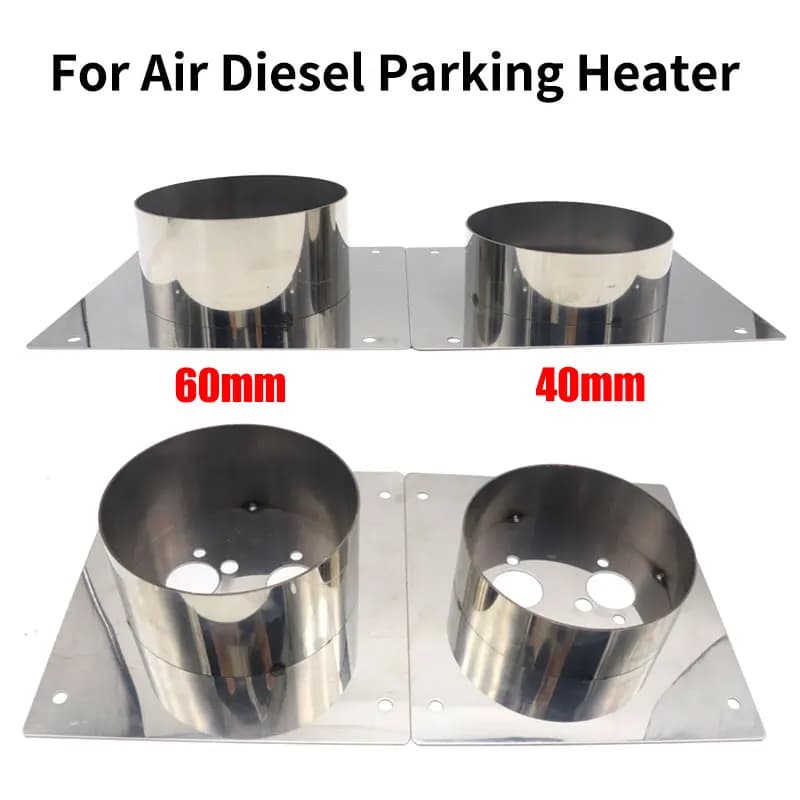 40mm 60mm Air Diesel Heater Chinese Diesel Heater Mounting Plate Stainless Steel Turret Planar Eberspacher Webasto Heaters