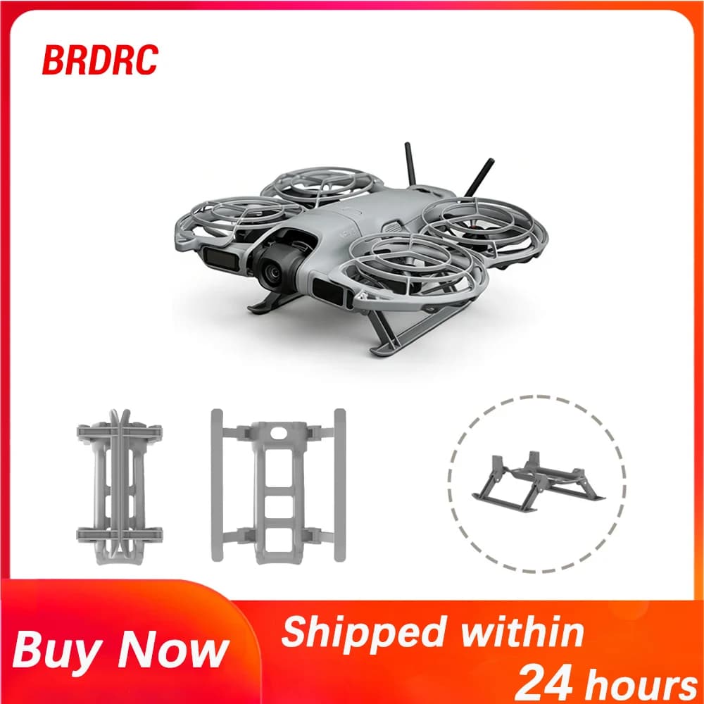 BRDRC Sled Landing Gear, for DJI NEO 2 Accessories,Increased Ground Clearance and Enhanced Stability for Safe Landing