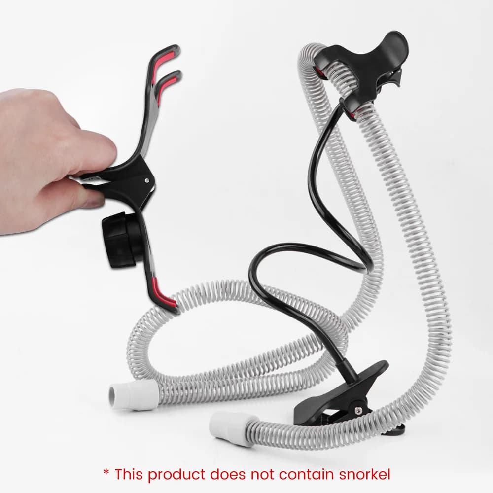 Universal CPAP Hose Holder for Sleeping Tangle-Free CPAP Hose Hanger Adjustable Swivel CPAP Accessories Hose Holder for Bed