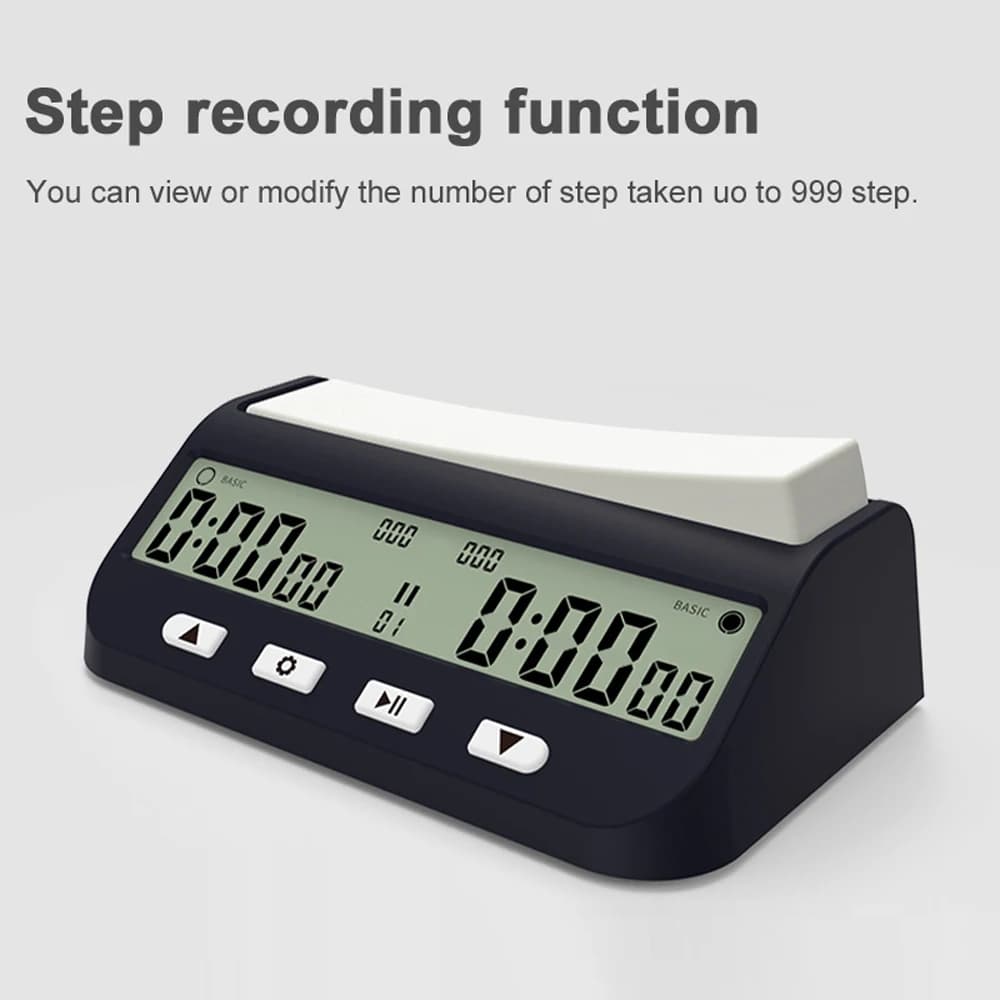 Professional Chess Clock Multifunctional Digital Watch Accurate Count Up Count Down Timer Board Game Stopwatch