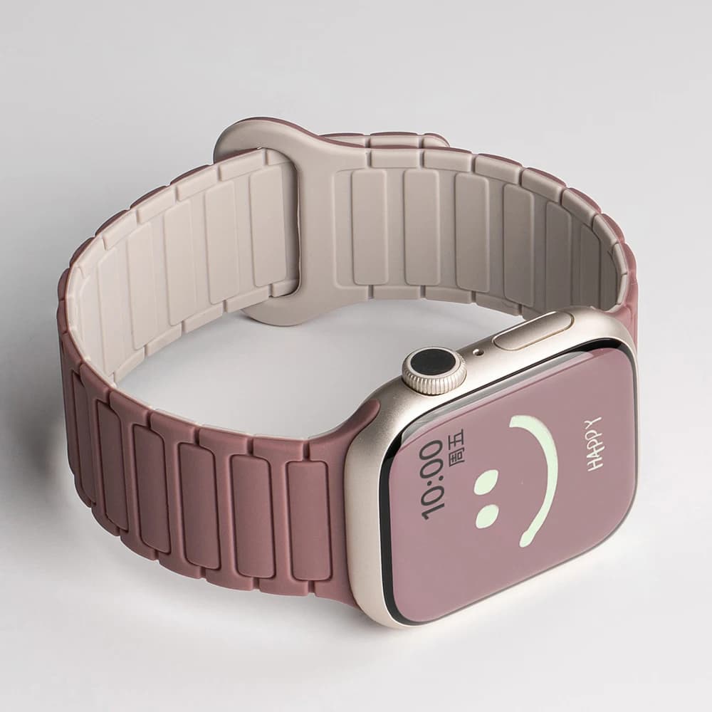 Magnetic Strap for Apple Watch Band 46mm 45mm 44mm 42mm 49mm 40mm Silicone Correa Bracelet iWatch Series 10 9 8 7 6 5 Se ultra 3