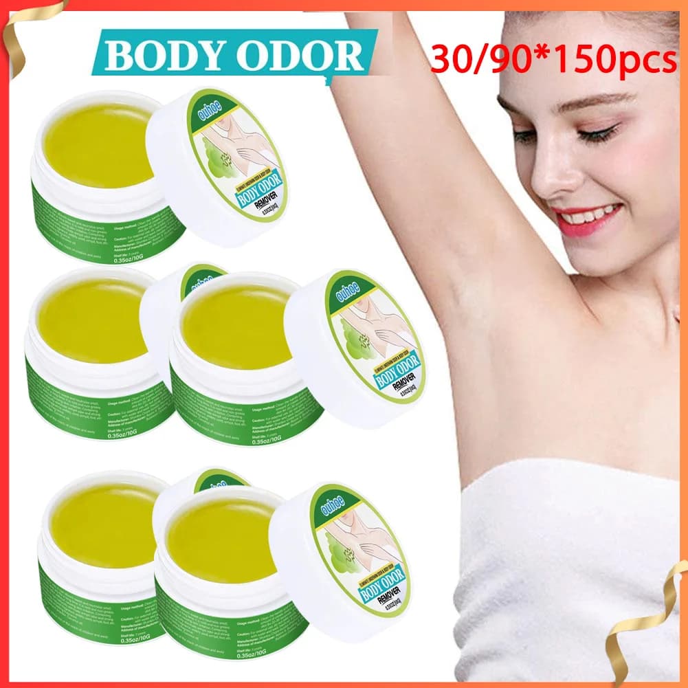 1/3/5pcs Natural Extract Plant Underarm Deodorant Cream Summer Deodorant For Sweat And Odor Removal Bad Smell Treatment 10g