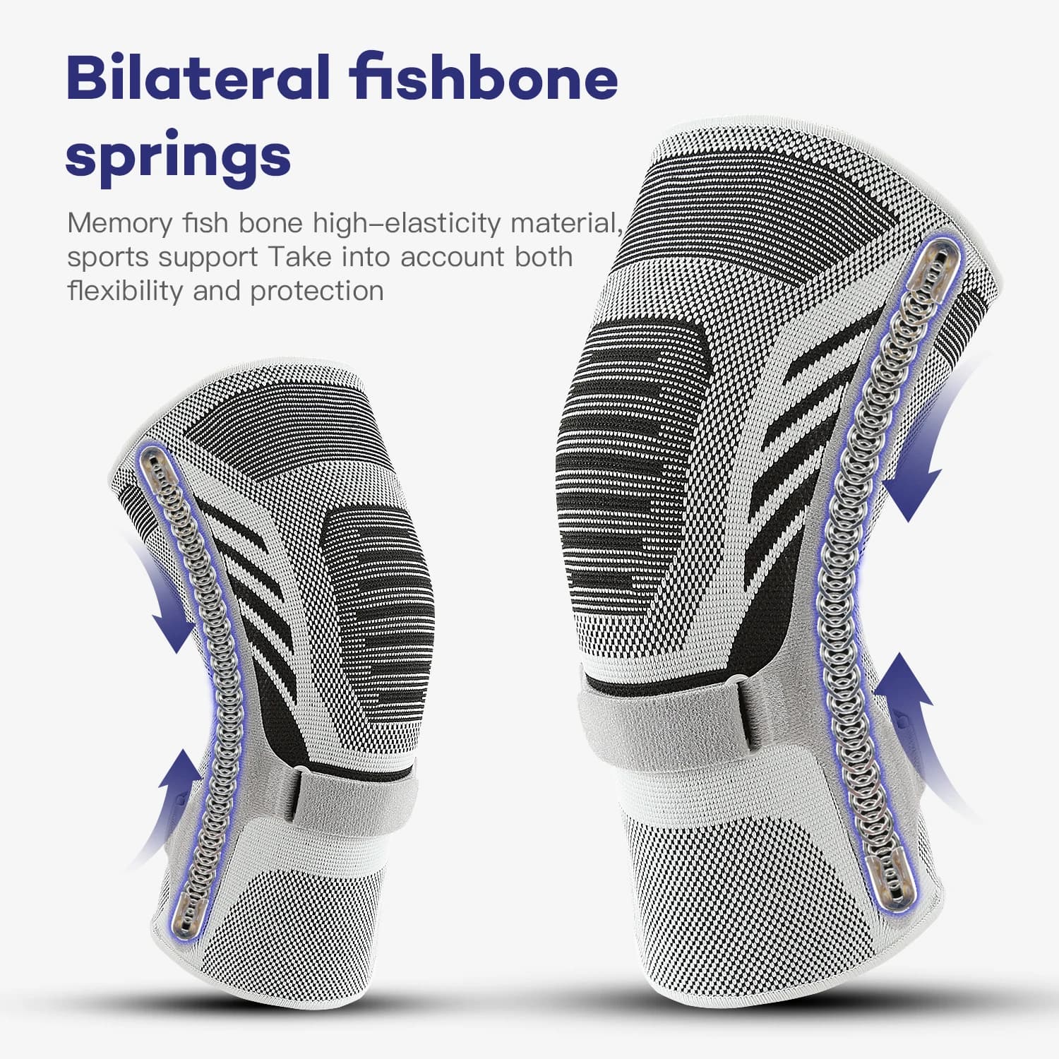1PCS Knee Brace Support Straps Knee Compression Sleeves for Men & Women Meniscus Tear Arthritis Sports Joint Pain Relief