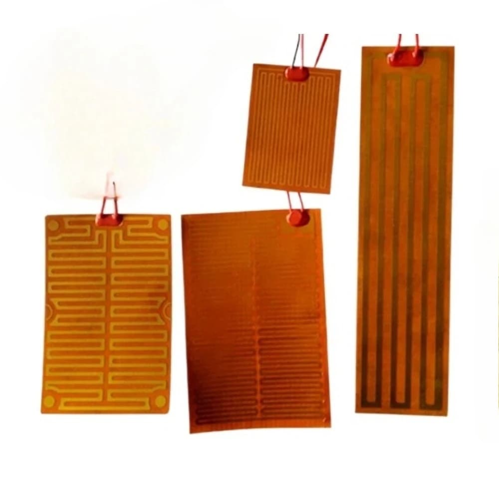 Various 3.9-380mm Rectangle 12V 24V DC Eeletric Polyimide/PI Film Heater Heating Pad Element Back Adhesive Beauty Device Mirror