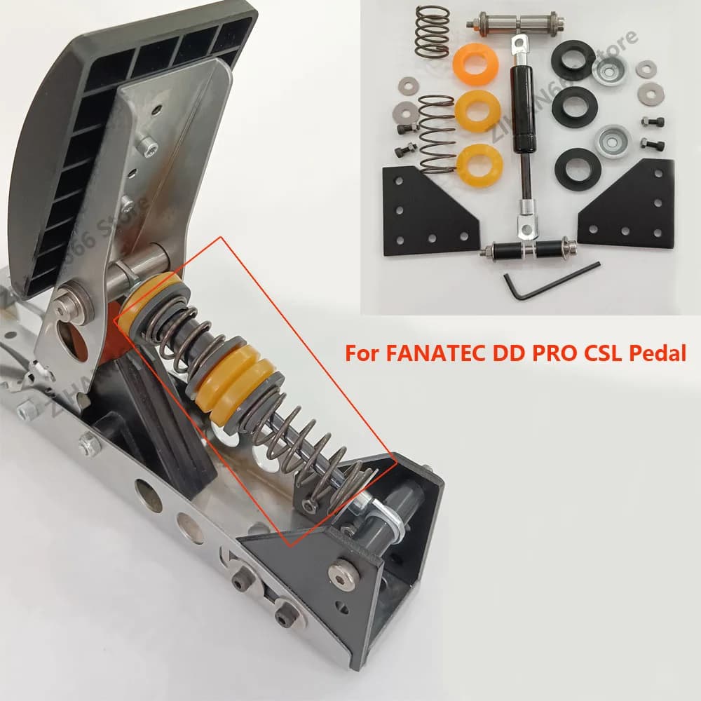 For FANATEC DD PRO CSL Pedal Simulated racing Modification Pedal Brake Throttle Adjustable Damping MOD Kit