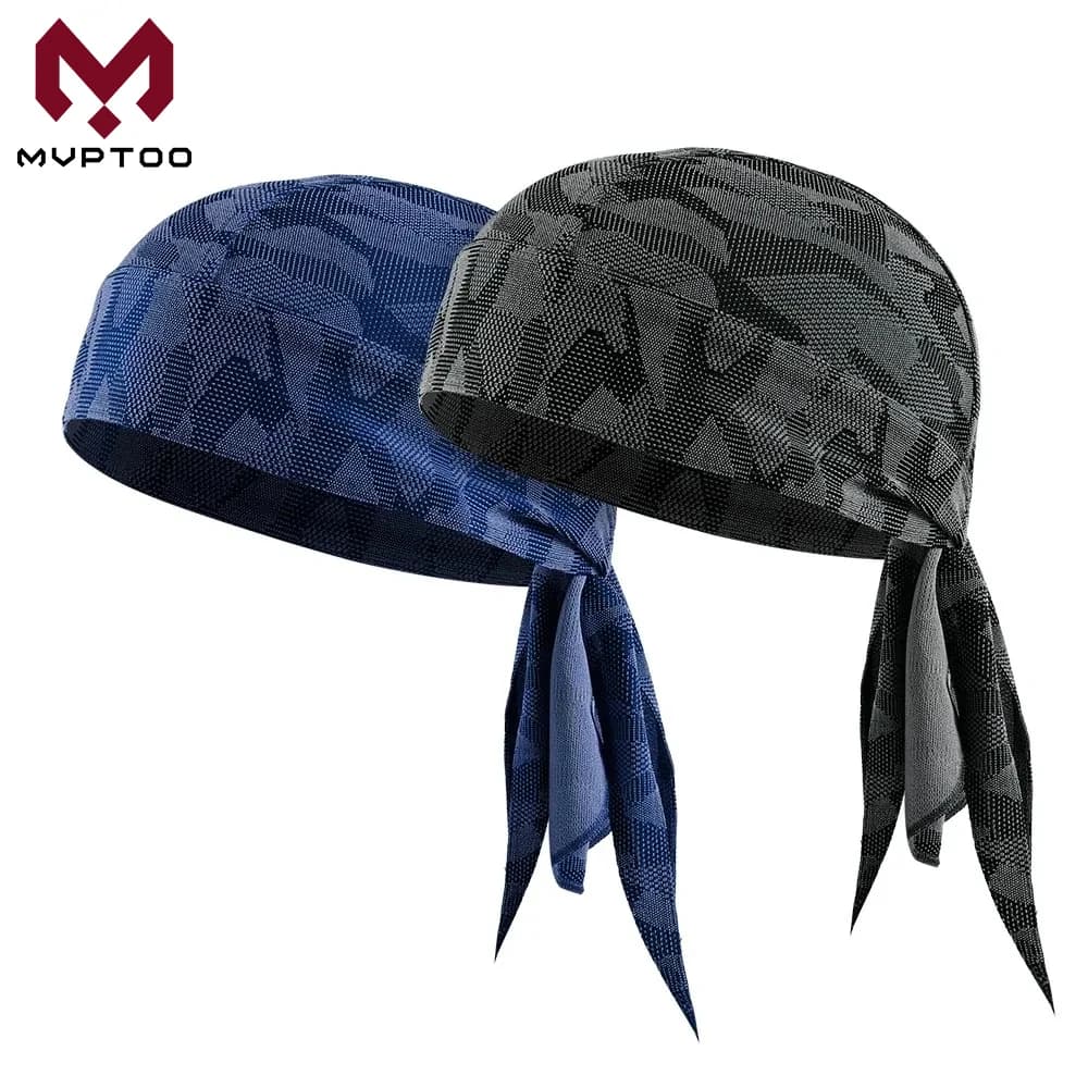 Summer Breathable Running Caps Pirate Hat Outdoor Sport Sun Protection Headscarf Cycling Helmet Liner Quick Dry Beanies Bandana
