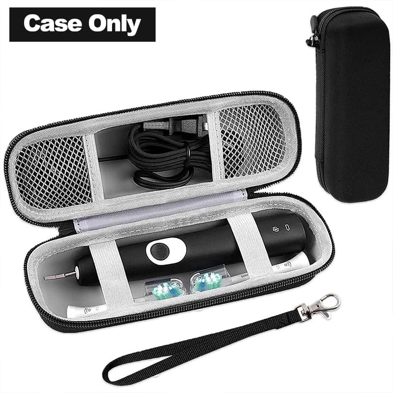 Toothbrush Travel Case Compatible with Philips Sonicare ProtectiveClean 4100 6100 5100 6500 7500/ for Oral-B Pro 1000 5000 7500