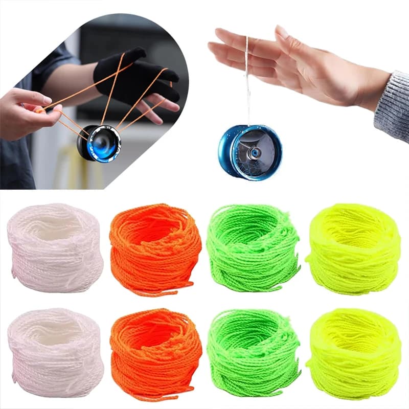 10~50pcs Yoyo Ball Replacement Rope Cotton-Polyester Blend Group Activities Competition Souvenirs Gift Yoyo Ball Accessories TMZ