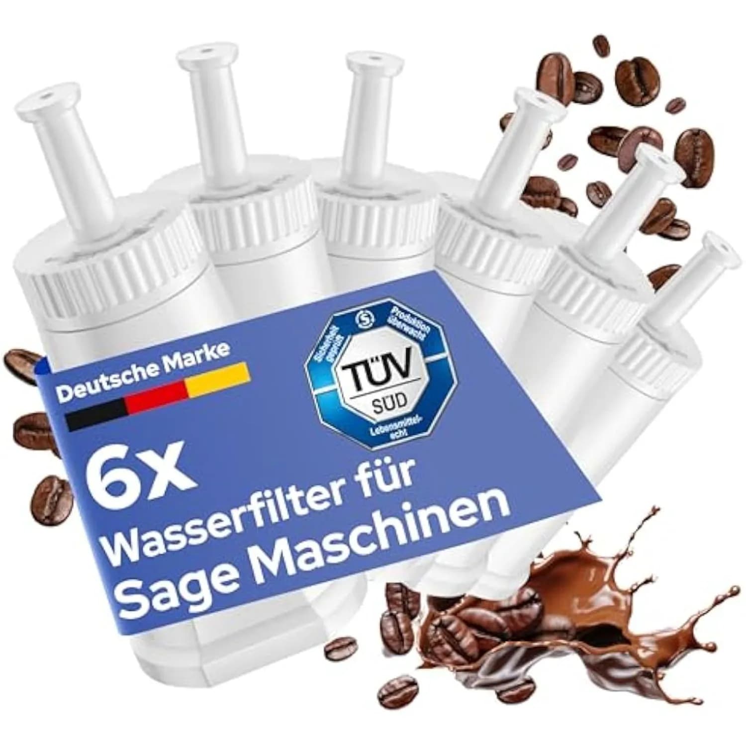 Replacement Water Filters for Sage Barista Pro/Touch/Express/Oracle/and Many More Replaces SES008 / SES810 / SES875 / SES880