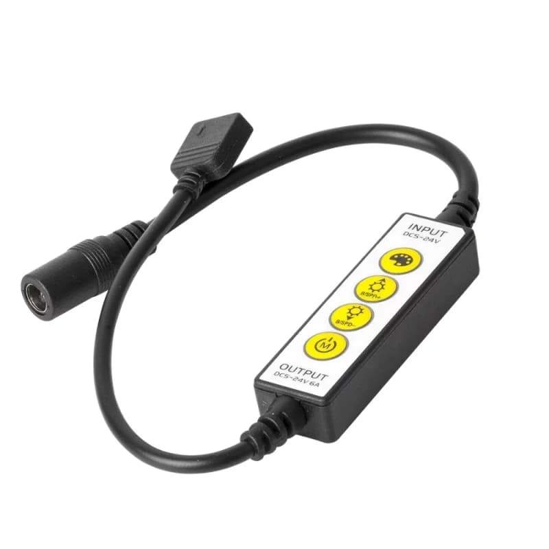 Kabelový LED ovladač, 6A, 5.5x2.1mm, CCT