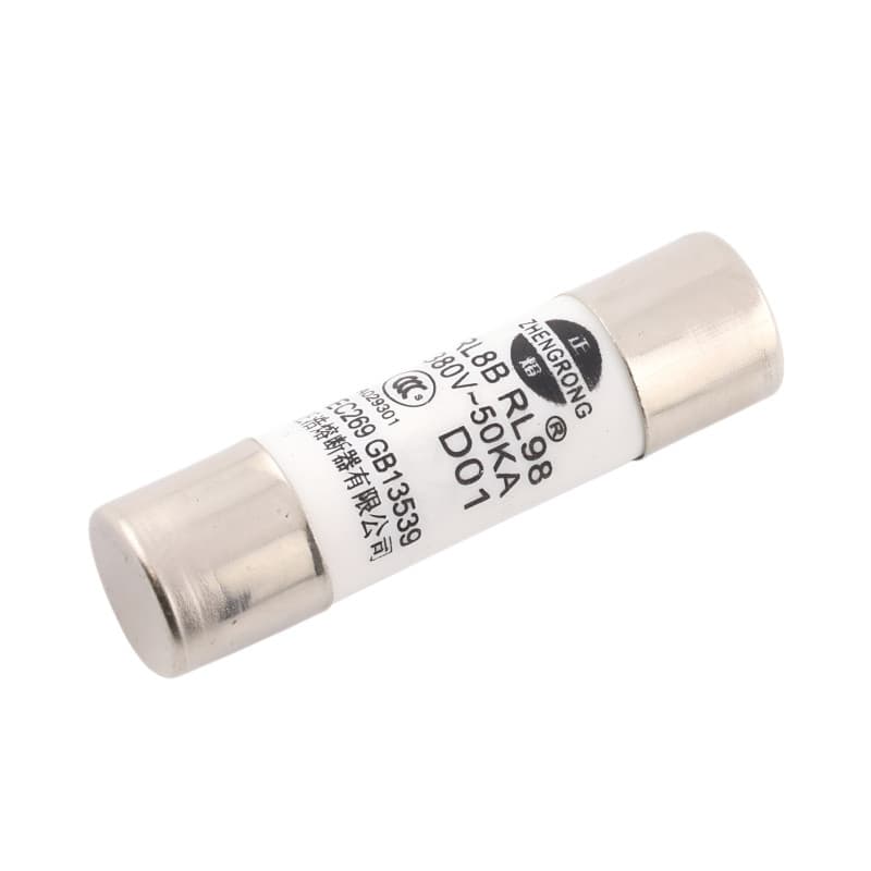 Pojistka trubičková, keramická RL8B/RL98 10x38mm, 380V - 10 A
