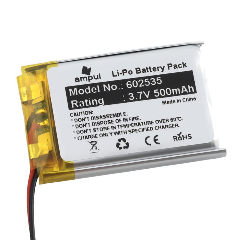 Li-Pol baterie 500mAh, 3.7V, 602535