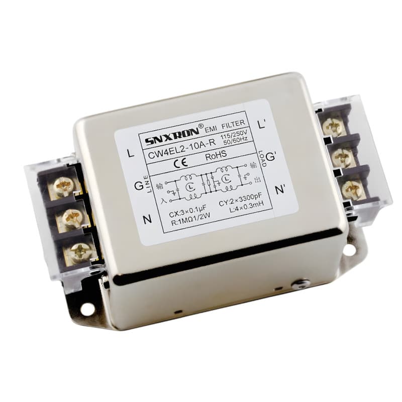 Jednofázový EMI filtr CW4EL2, 115/250VAC - 10 A