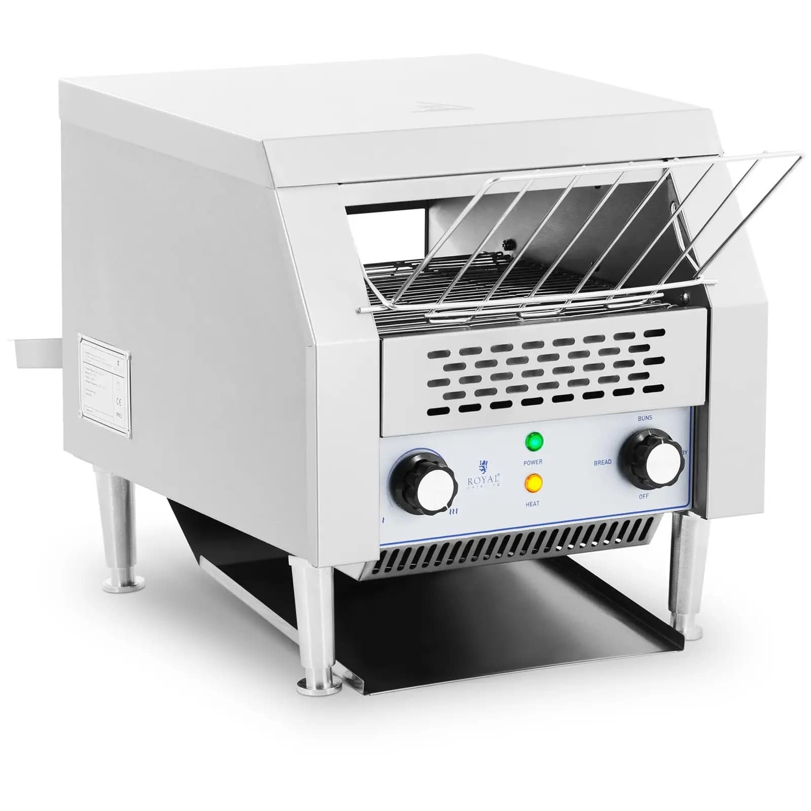 Průběžný toaster – 2,200 W- Royal Catering – 3 funkce RC-CT001