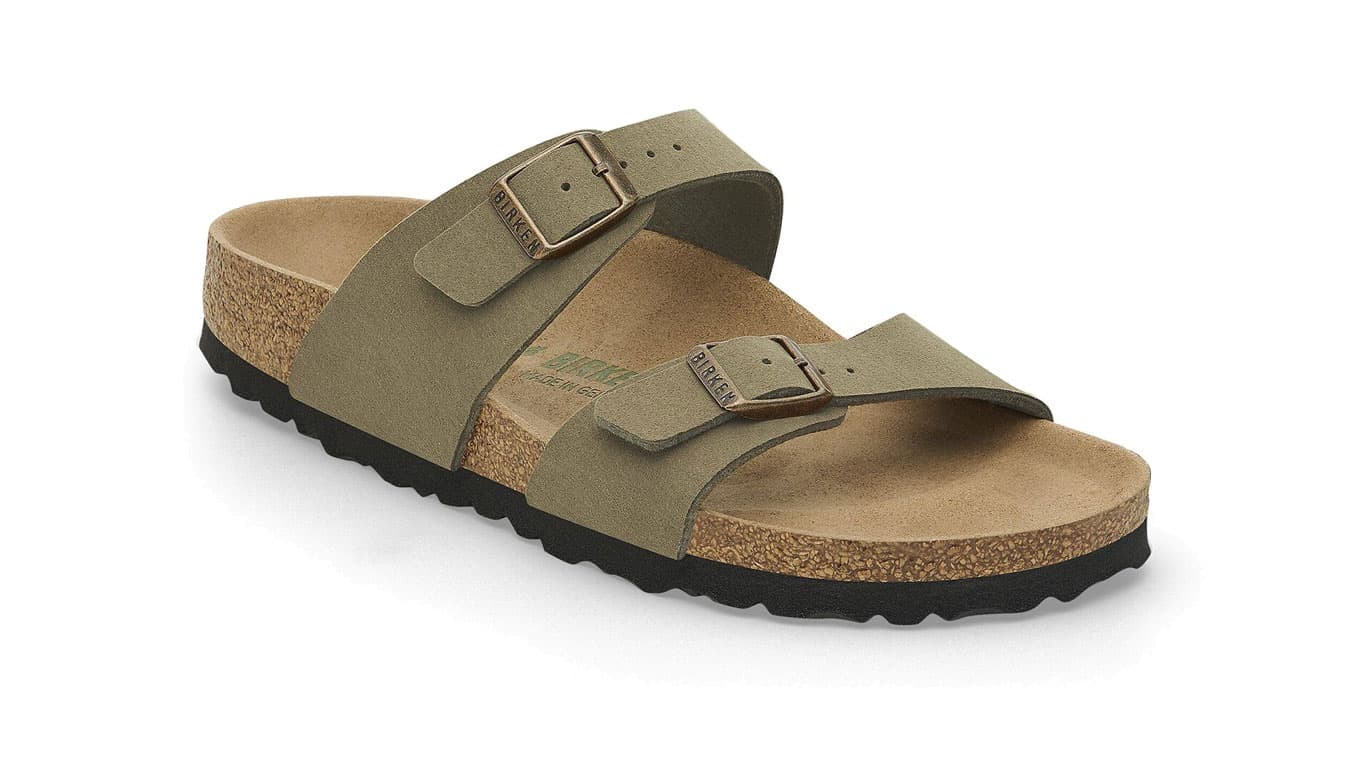 Birkenstock Sydney Vegan Synthetics Regular Fit Ženy - Sandály Birkenstock - Zelená - 1027971-7.5 - Size: 7.5