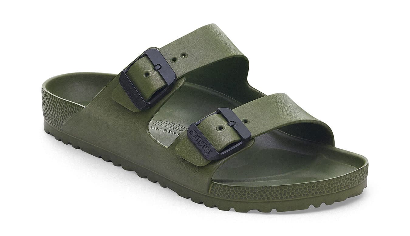Birkenstock Arizona Stealth Buckle EVA Narrow Fit Green Unisex - Sandály Birkenstock - Zelená - 1029793-7 - Size: 7