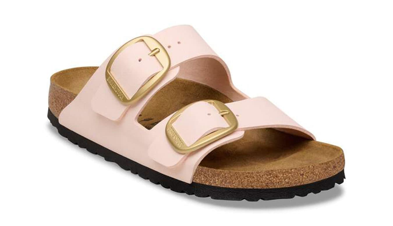 Birkenstock Arizona Big Buckle Birkibuc Narrow Fit Light Rose Ženy - Sandály Birkenstock - Růžová - 1031566-5 - Size: 5