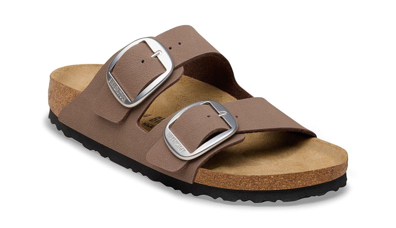 Birkenstock Arizona Big Buckle Birkibuc Narrow Fit Mocca Ženy - Sandály Birkenstock - Hnědá - 1032081-4.5 - Size: 4.5