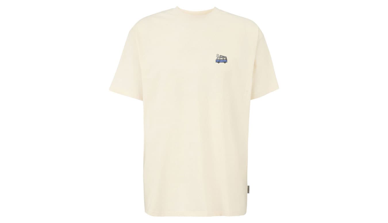 Iriedaily Smokin Van T-Shirt Offwhite Muži - Trička IrieDaily - Krémová - 116B563-514-L - Size: L