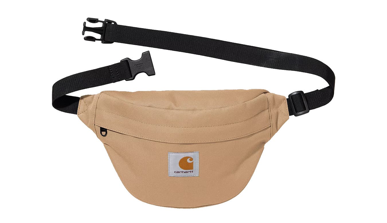 Carhartt WIP Jake Hip Bag Peanut Unisex - Batohy a tašky Carhartt WIP - Hnědá - I031476_2FS_XX-One-size - Size: One size