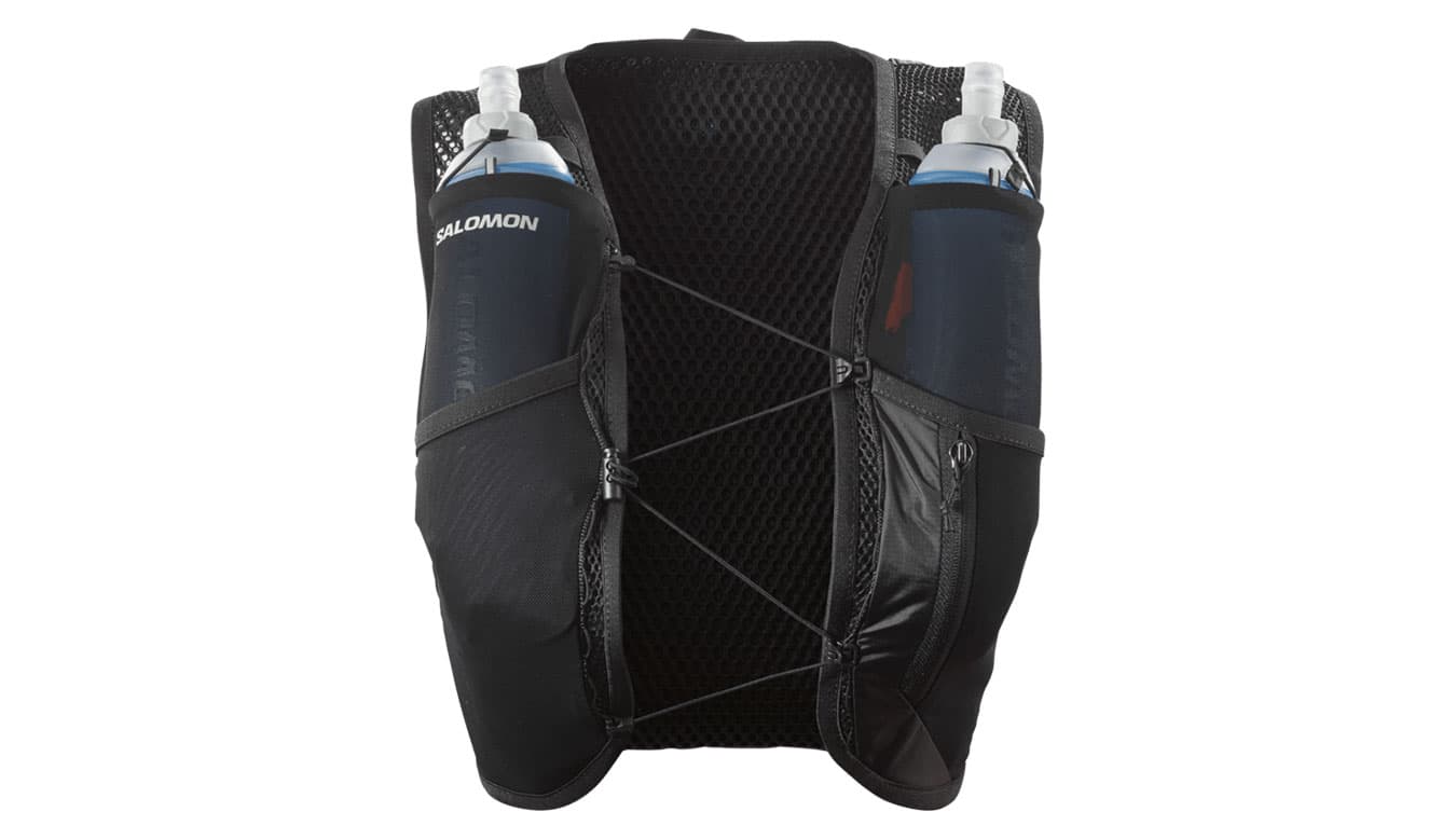 Salomon Active Skin 4 W Set Black Metal Ženy - Batohy a tašky Salomon - Černá - LC2178800-L - Size: L