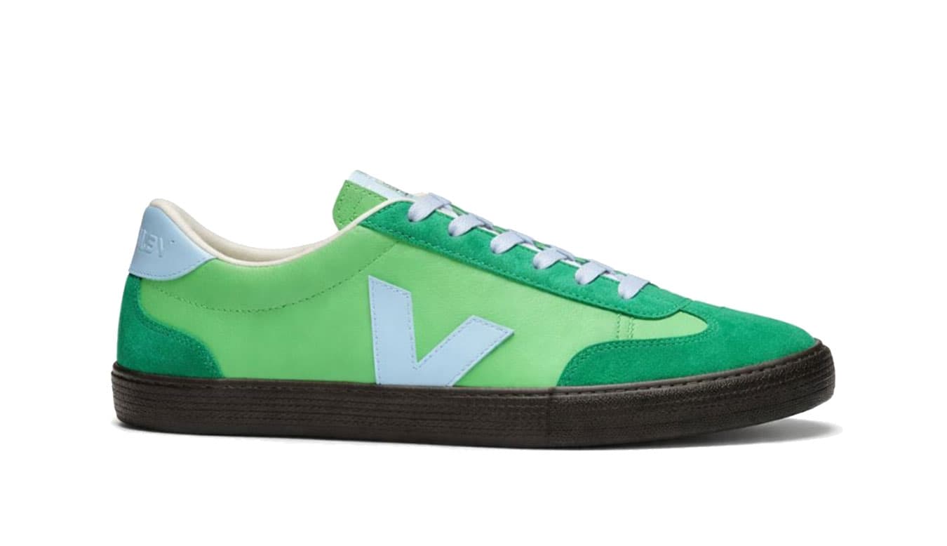 Veja Volley O.T. Leather Leaf Steel Ženy - Tenisky Veja - Zelená - VO2021414A-4 - Size: 4