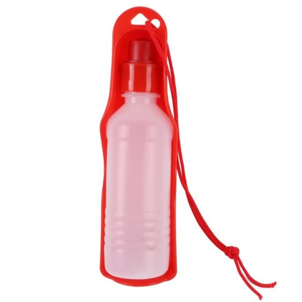 Cestovní lahev pro psy - 500 ml červená