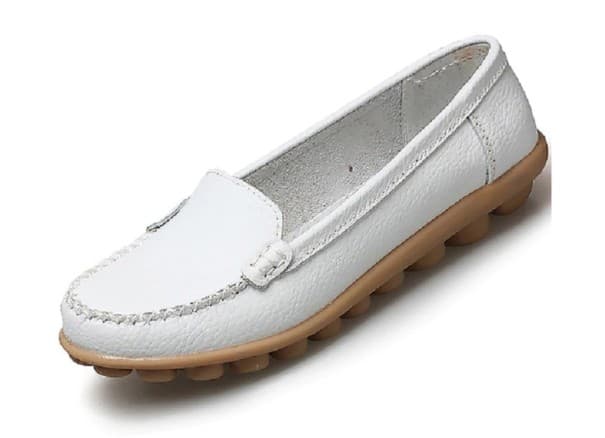 Dámské kožené espadrilky J3116 bílá 35,5