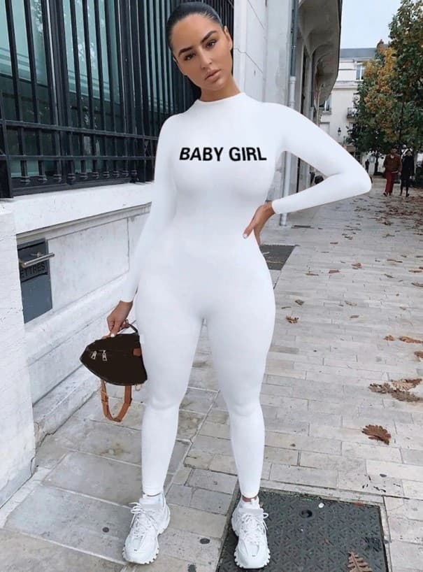 Dámský overal baby girl bílá S