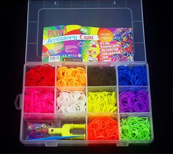 Gumičky na náramky box 1500 ks