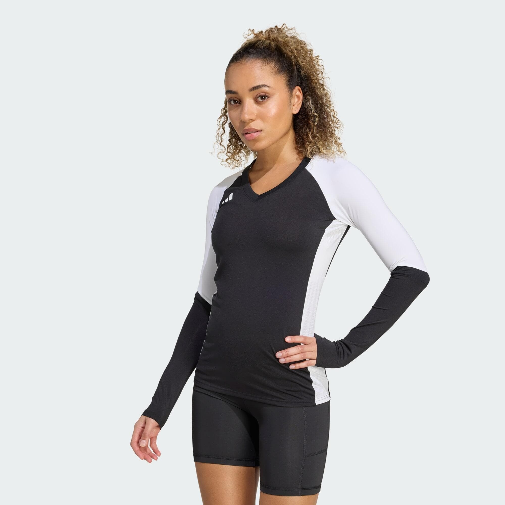 ADIDAS Volejbalový dres s dlouhým rukávem Quickset