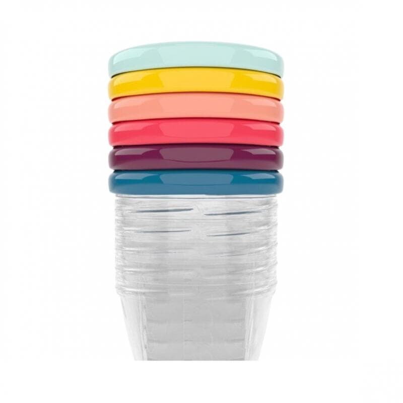 BABYMOOV Misky s víčky 180ml sada 6ks