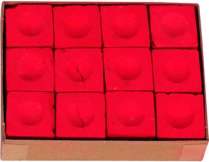 MASTER billiard chalk red (12 ks)