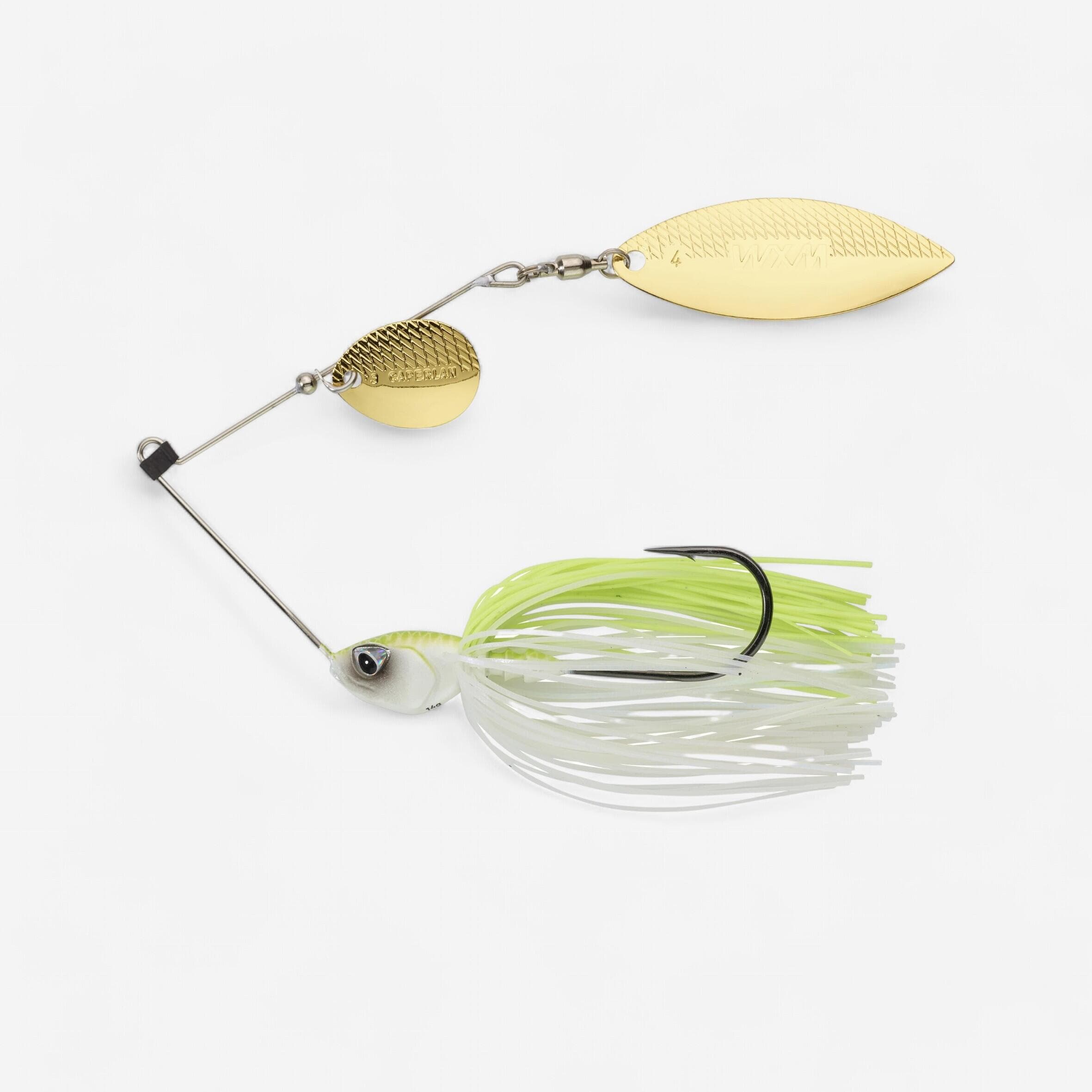 CAPERLAN Nástraha spinnerbait Spino 14 g bílo-světle zelená