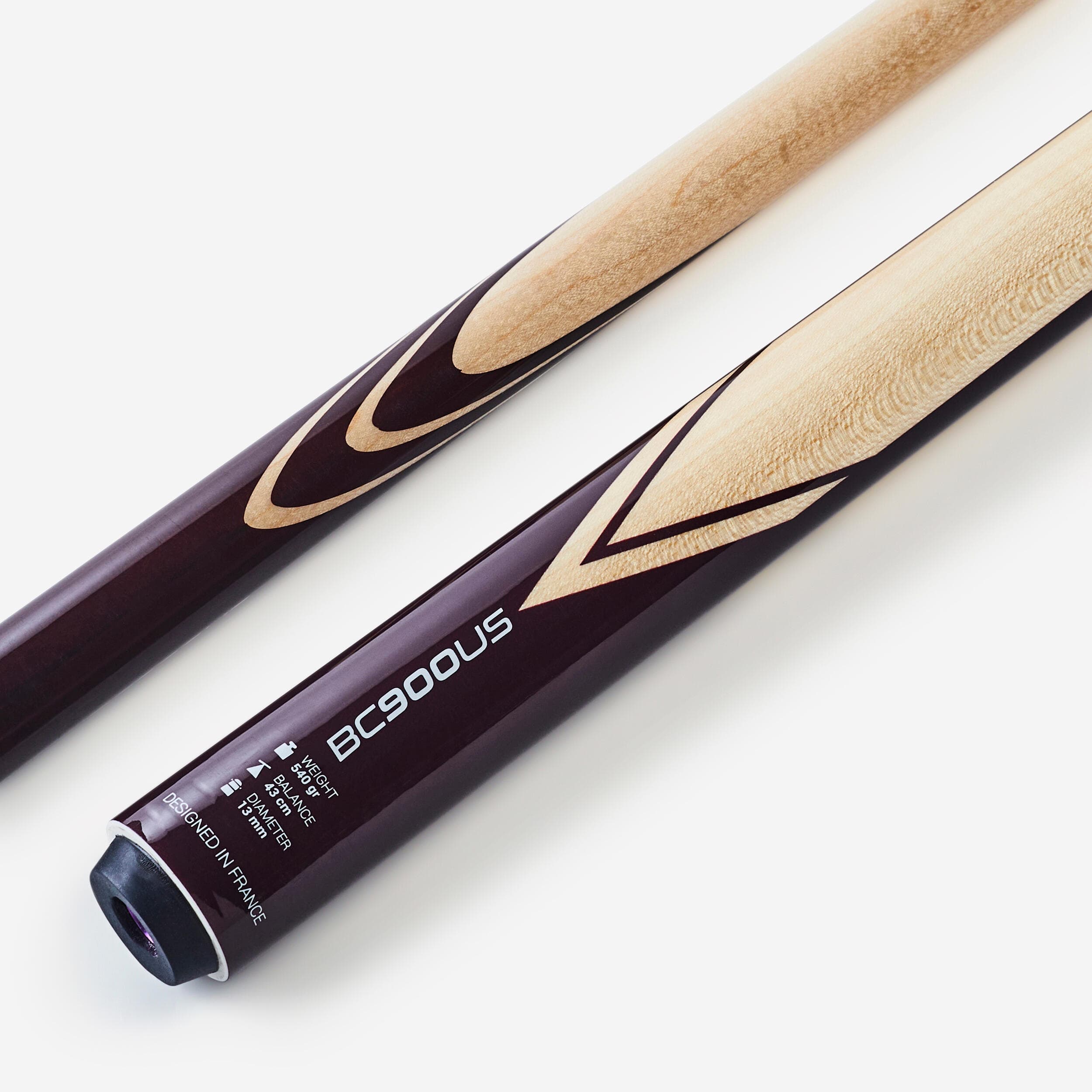 PONGORI Poolové tágo BC 900 dvoudílné se závitem v 1/2 a kůží 13 mm