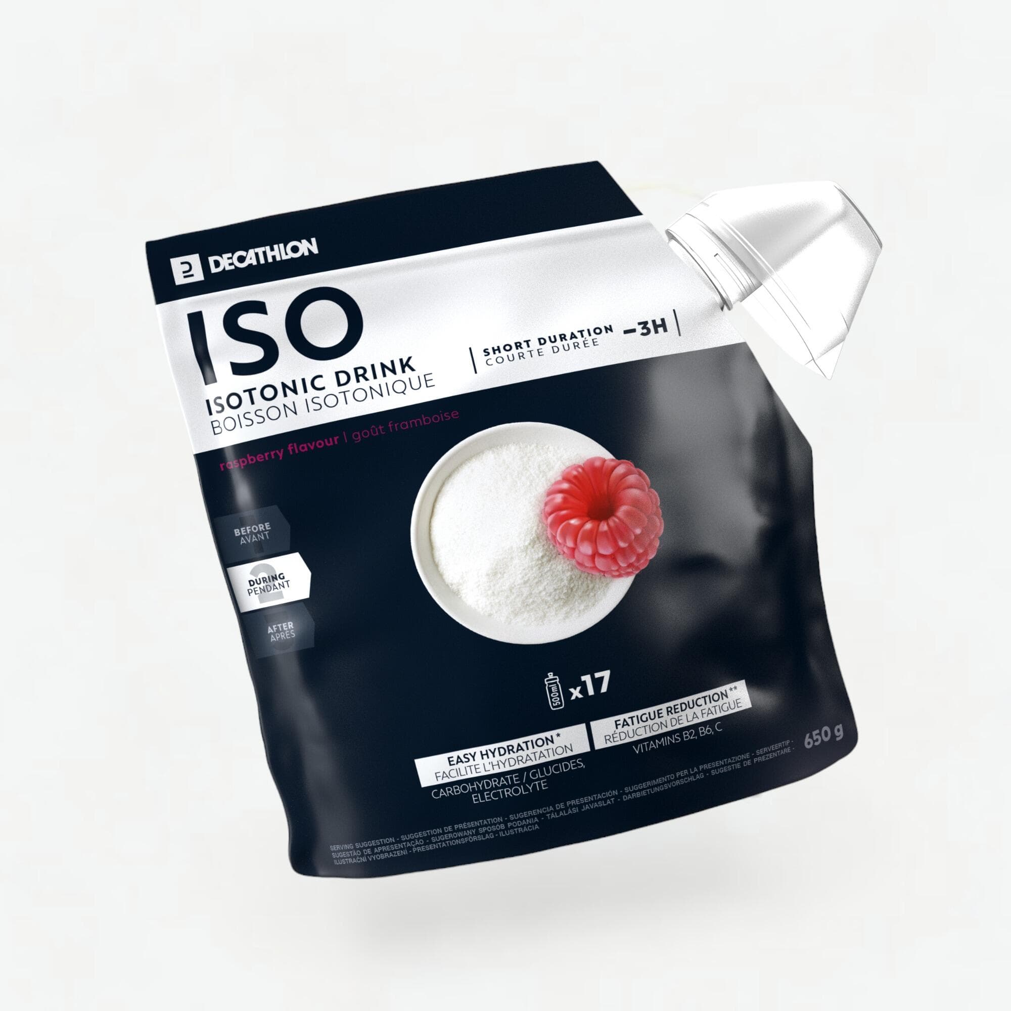 DECATHLON Isotonický nápoj v prášku ISO lesní plody 650 g