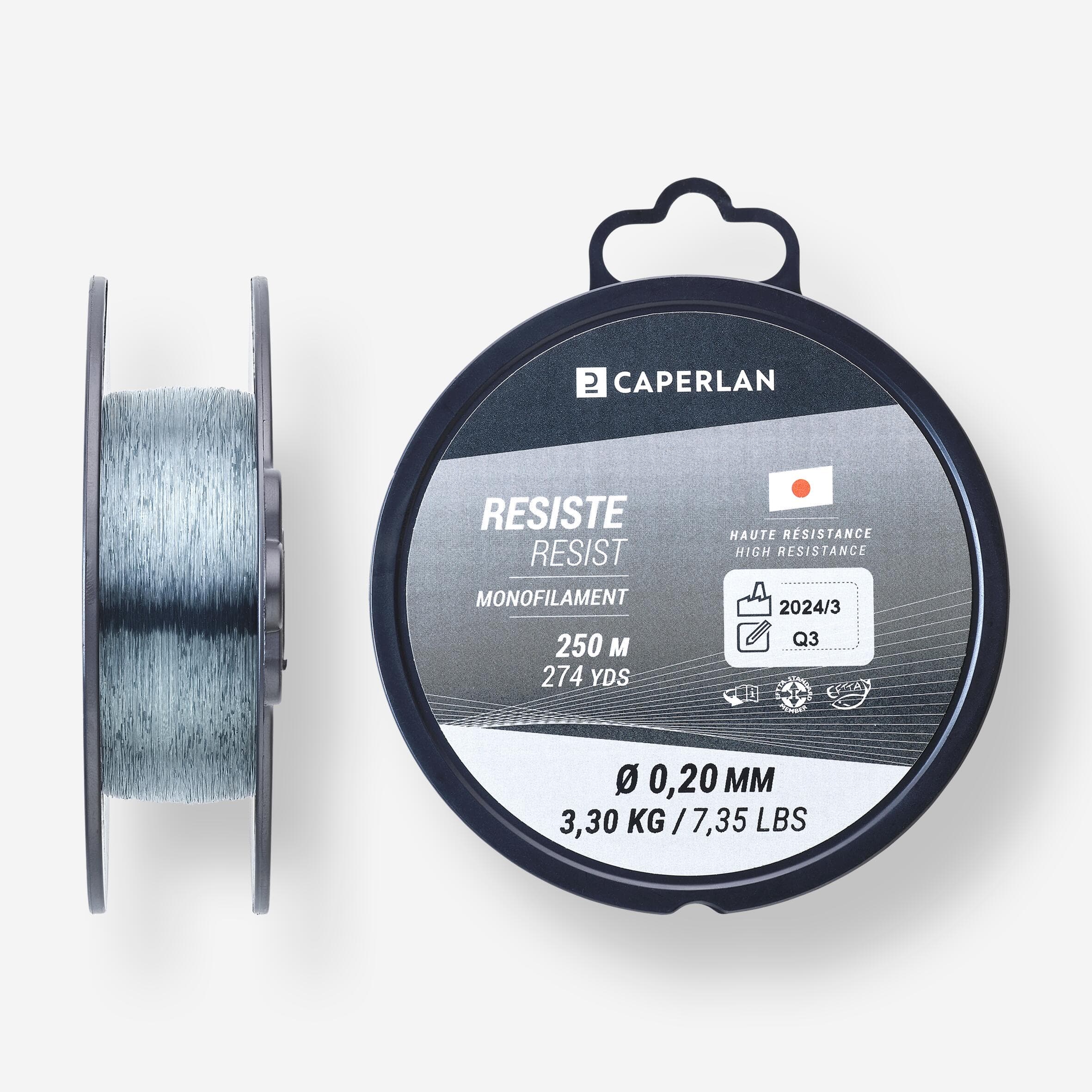 CAPERLAN Rybářský vlasec Line Resist Grey 250 m