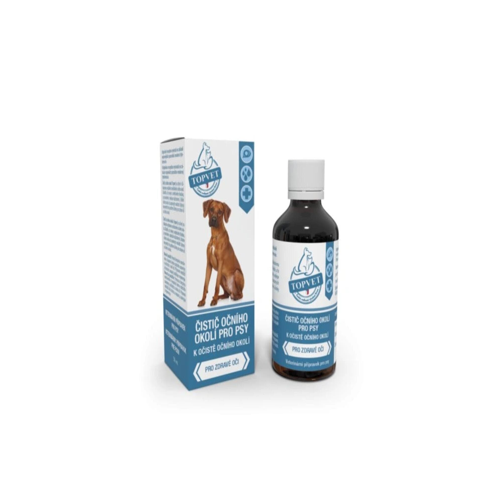 TOPVET Čistič očního okolí pro psy 50 ml