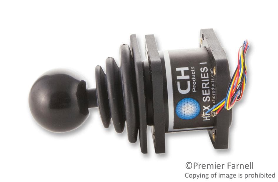 Apem Inc. Hfx10S12034 Joystick, Hall Effect, 18Deg, Lever