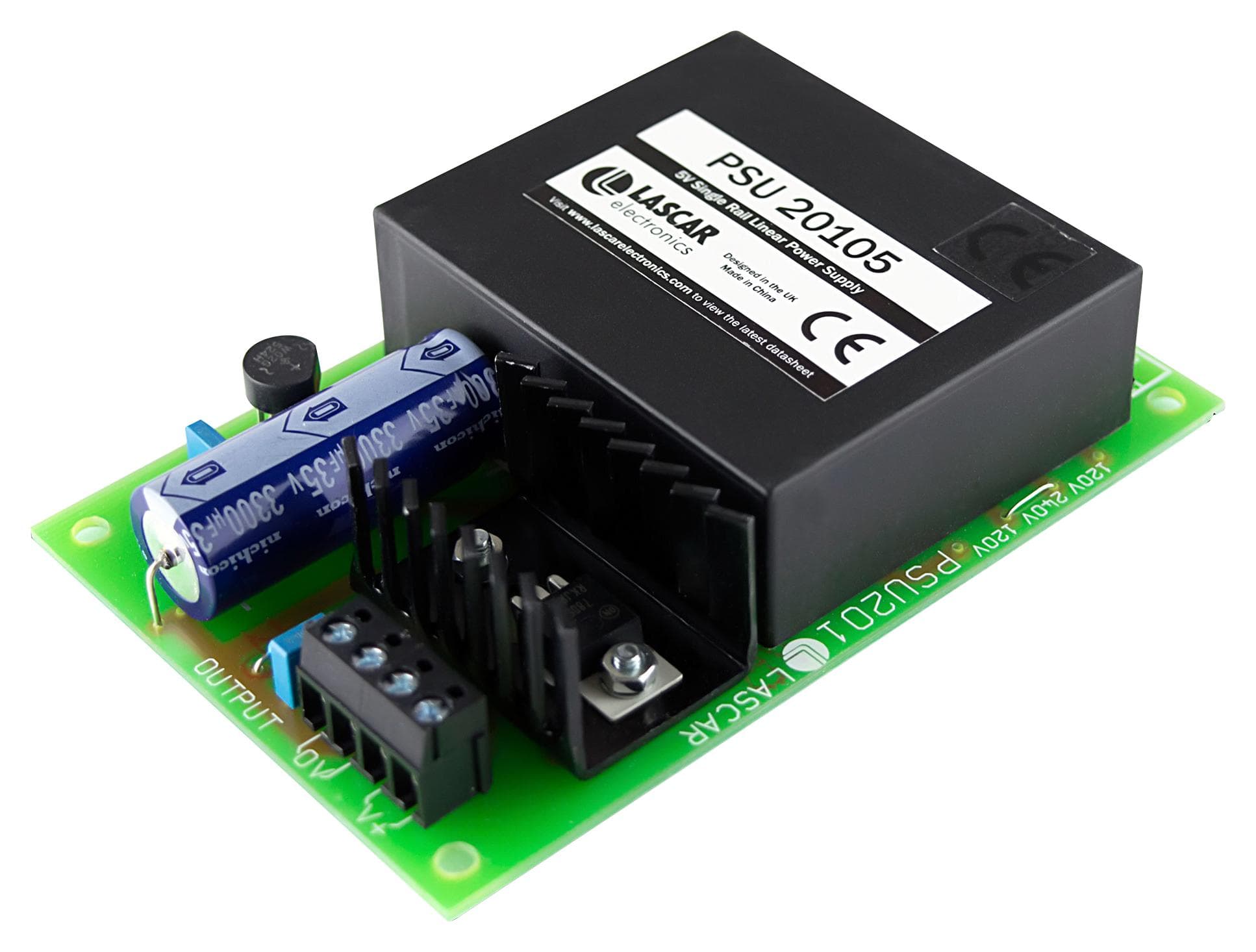 Lascar Psu20105 Power Supply, Fixed, 1O/p, 1A, 5Vdc