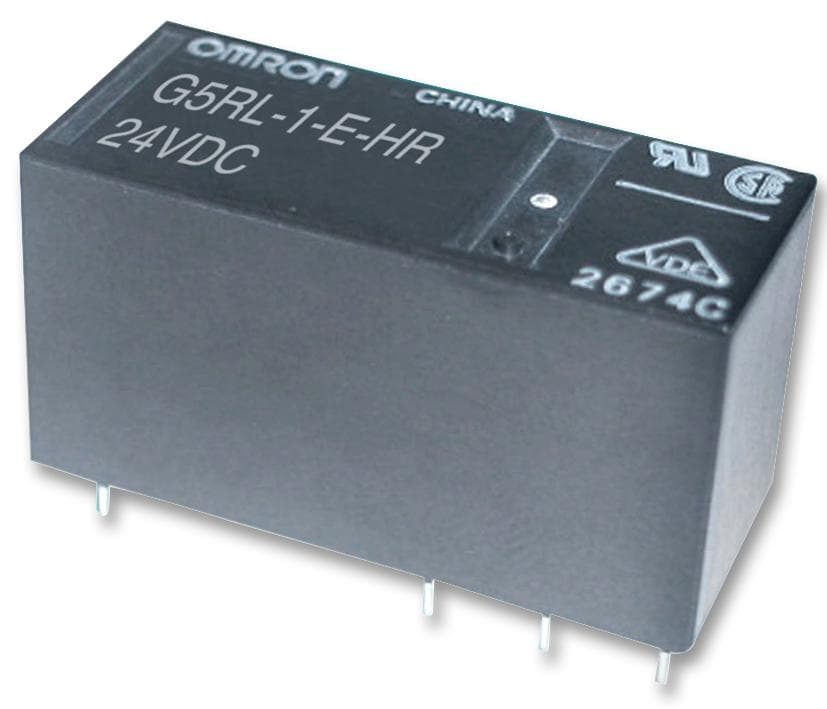 Omron Electronic Components G5Rl-1Ae-Ln  Dc12 Relay, Spst, 277Vac, 24Vdc, 16A