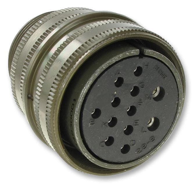 Amphenol Industrial Ms3106A16-11S Connector, Circular, Size 16, 2Way