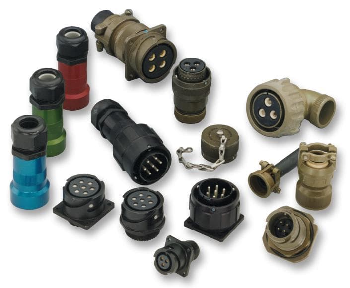 Amphenol Industrial Acs05E18-8P-025 Connector, Circular, Size 18, 8Way