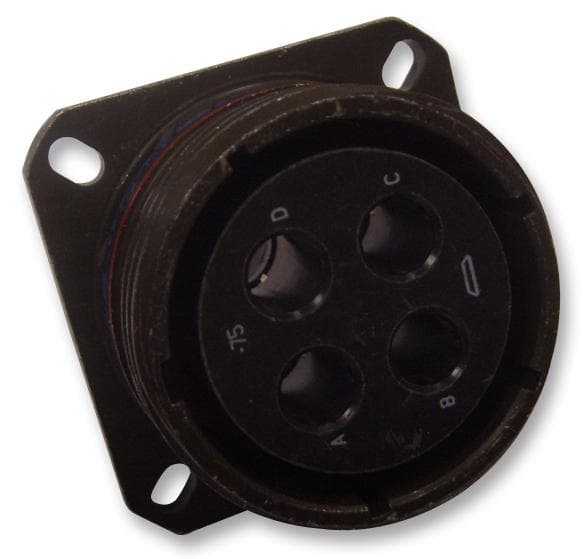 Amphenol Socapex D38999/20Fj4An Connector, Circ, 25-4, 56Way, Size 25